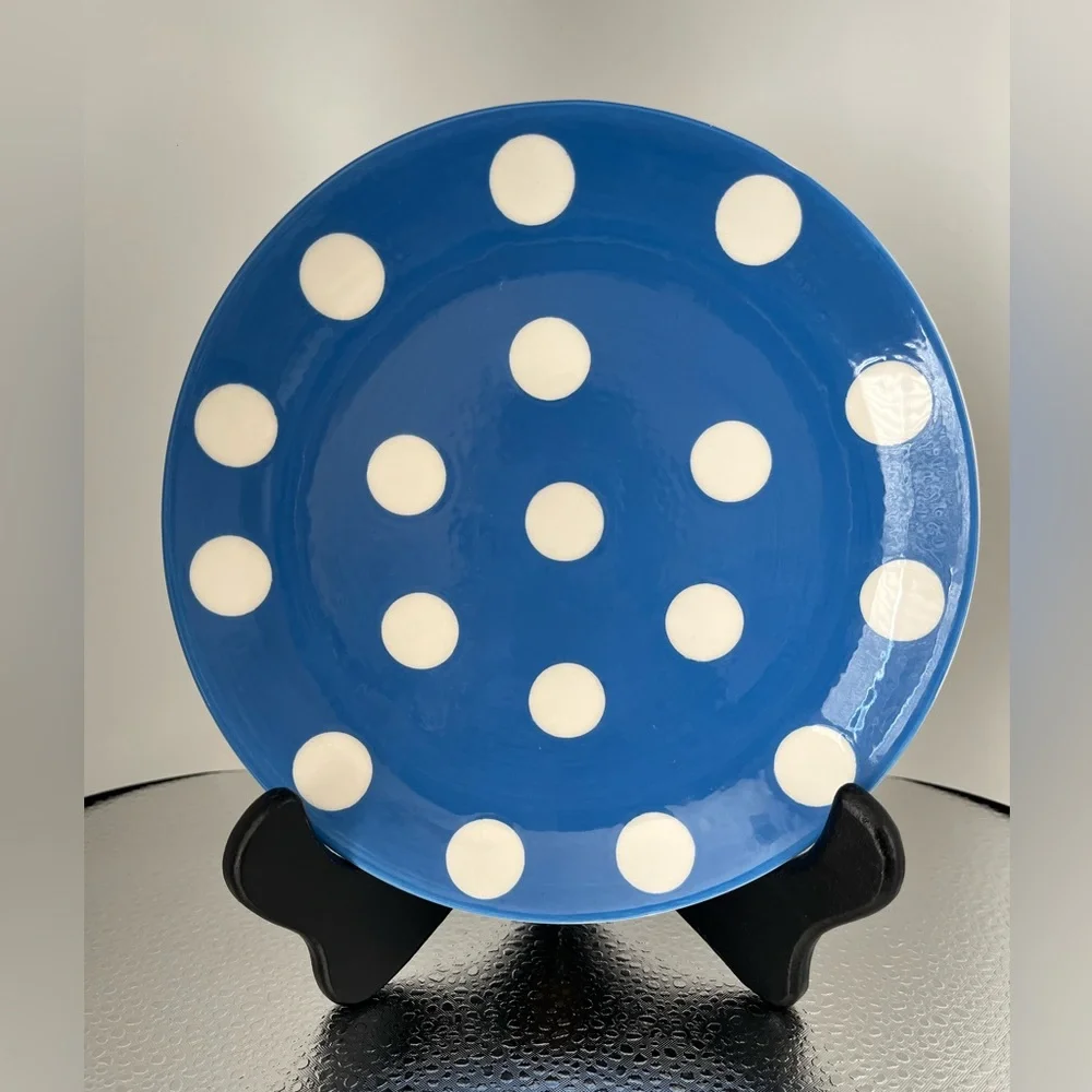 5 Sur La Table set of 5 Blue & White Plates NWT